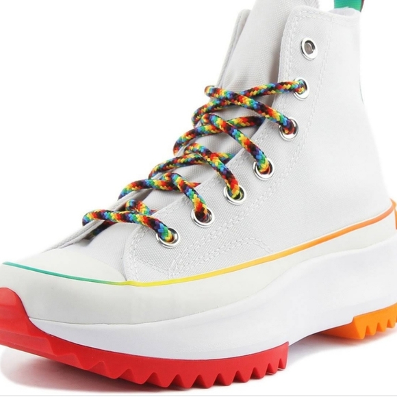 Converse Run Star Hike Hi "PRIDE" Platform Women's Sz: 5 /170824C - Picture 4 of 16